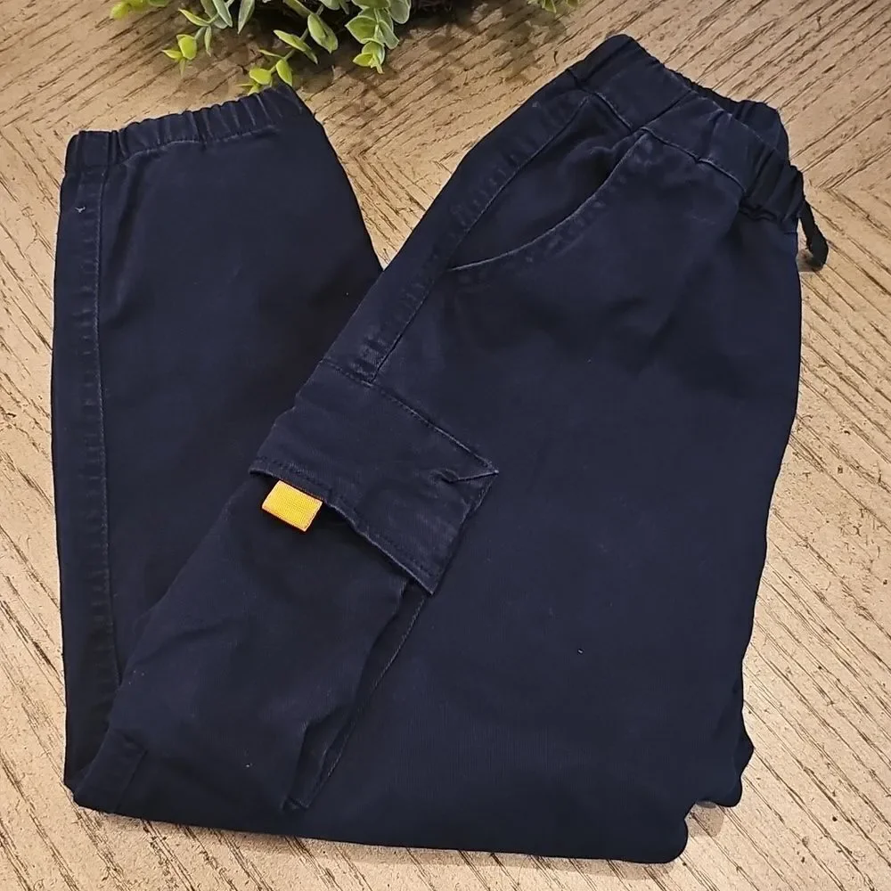 Kids Navy Cargo Pants Size 7
